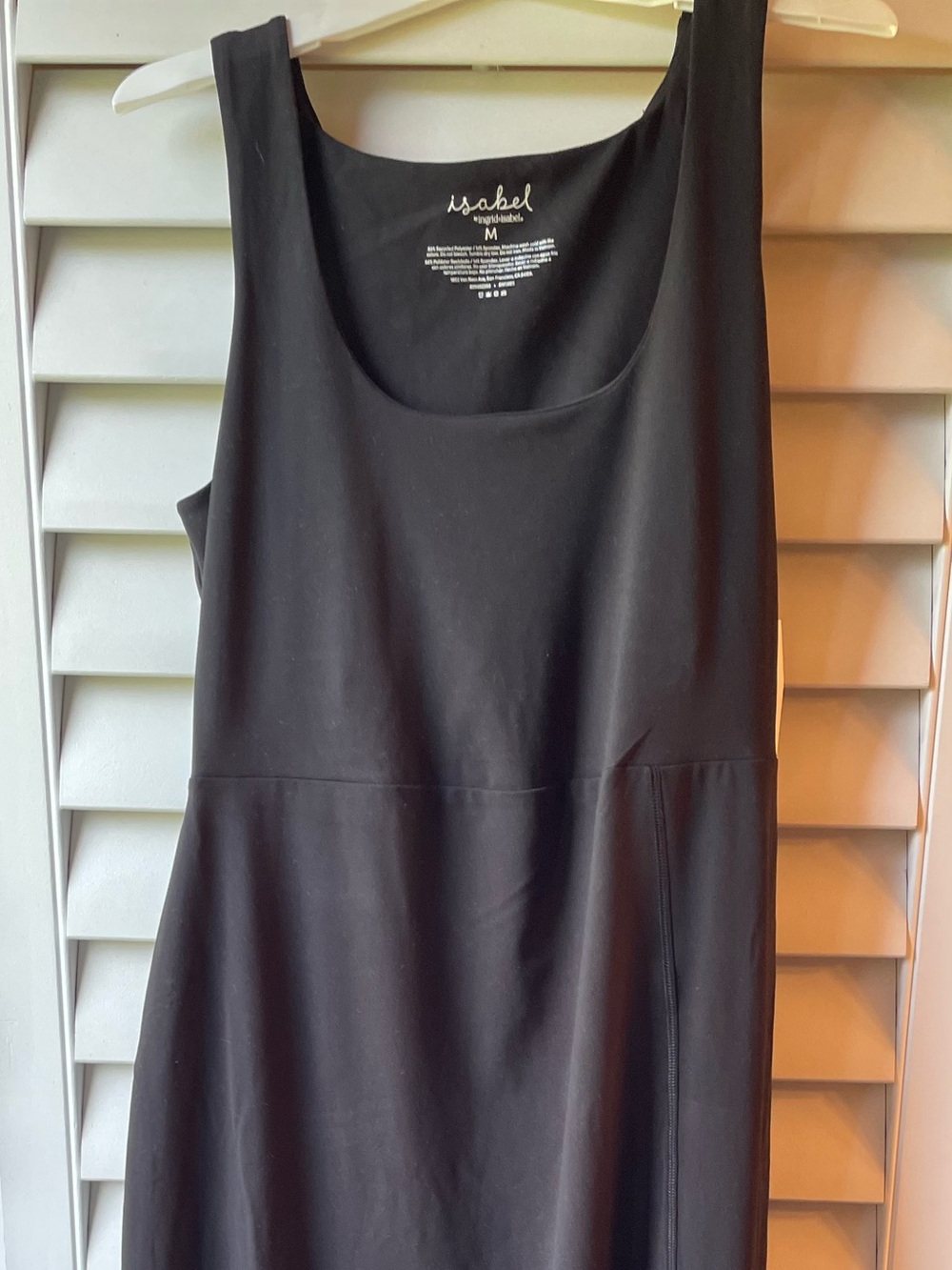 Isabel Maternity by Ingrid & Isabel Black Scoop Neck Midi Dress